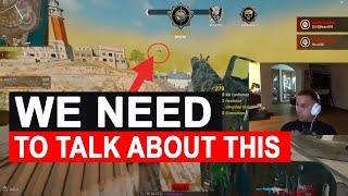 WE NEED TO TALK ABOUT THIS ..