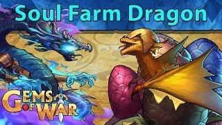 Gems of War: The Dragon Soul Teams - Self Looping Soul Farm Troop