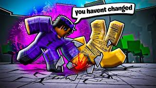 DESTROYING TOXIC PLAYER 1 Year Later...  | Roblox The Strongest Battlegrounds