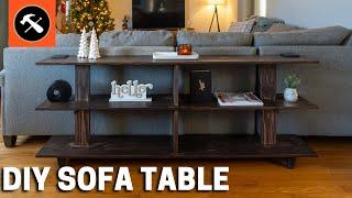 How to Build a DIY Sofa Console Table | Builder's Studio | Osborne Wood