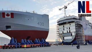 Amazing Modern Ship Building Process With Advanced Technology And Skillful Workers