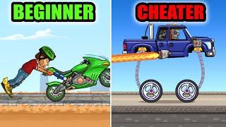 10 Types of Hill Climb Racing 2 players (WHO ARE YOU?)