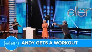 Andy Gets Fit with Chelsea Handler's Trainer