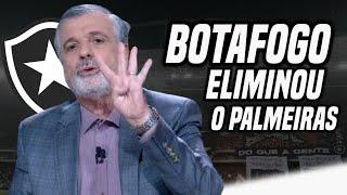 BOTAFOGO ELIMINA PALMEIRAS e ESTÁ CLASSIFICADO! "CHORA LEILA e ESTEVÃO" MÍDIA SE RENDEU ao BOTAFOGO