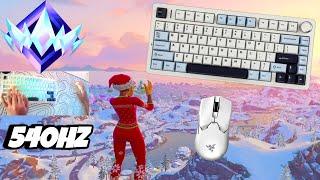 Aula F75 ASMR Unreal Ranked  Satisfying Keyboard Fortnite 540 FPS Smooth 4K