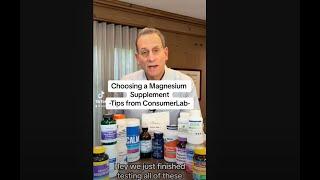 Tips on Choosing the Right Magnesium Supplement -  Tod Cooperman, MD