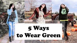 5 Ways to Wear Green