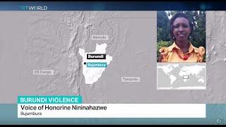 Interview with Honorine Nininahazwe from Bujumbura on violence in Burundi