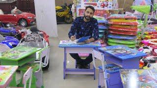 Study Table For Kids with Chair Wooden Educational Table