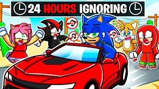 Sonic IGNORES EVERYONE For 24 Hours In Roblox A DUSTY TRIP!