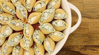 Spinach & Ricotta Stuffed Pasta Shells Recipe