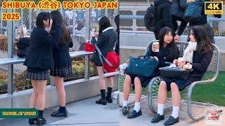 4k hdr Japan travel 2025 | Walk in Shibuya (渋谷) Tokyo Japan |  Relaxing Natural City ambience