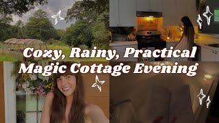 Cozy Rainy Practical Magic Summer Evening: cozy rainy day in my life, slow living, cottage garden