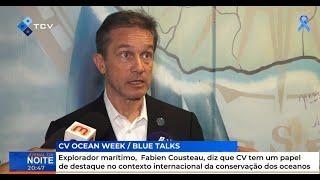 Explorador marítimo, Fabien Cousteau, diz que CV tem um papel de destaque no contexto internacional