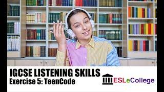 IGCSE ESL Listening Exercise 5 (Top Tips)