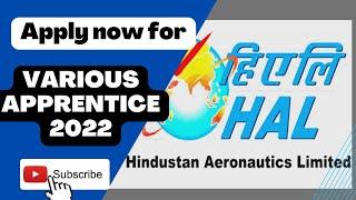 HAL Apprentice Vacancy 2022, HAL Nasik Apprentice 2022, ITI, Diploma, Graduate  #vacancy