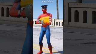 GTA V SPIDER-MAN SAVING LITTLE BOY - coffin dance song cover