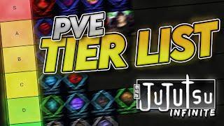 The Jujutsu Infinite PvE TIER LIST