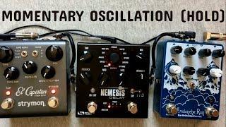 Momentary Mode (Feedback Hold) Comparison - Strymon El Capistan, EQDAvalanche Run, SA Nemesis