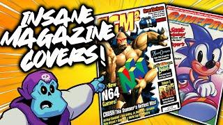 I review insane 90's gaming magazine covers that'll make your jaw drop