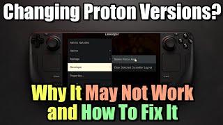 Steam Deck: Changing Proton Versions - What you NEED To Know!