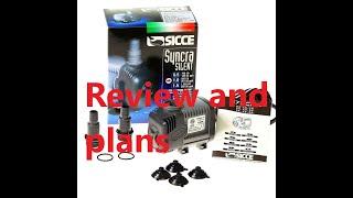 Review of the Sicce Syncra Silent 1.0 Pump for aquarium.