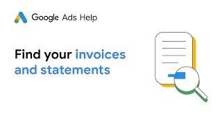 Find your invoices and statements | Google Ads