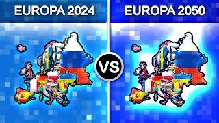 Europa 2024 vs Europa 2050 | Comparação