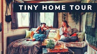 TINY HOUSE TOUR! SOLO WOMAN LOVES HER TINY HOME :)