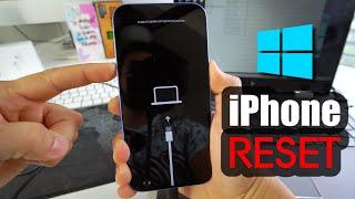 How To Factory Reset & Restore your iPhone 16 on Windows PC