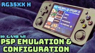 PSP Emulation on Anbernic RG35XX H & Plus || Best Configuration