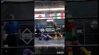 Kash and Derrik working well together #prowrestling #kash #winter #aiwf