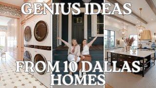 10 Stylish & GENIUS Design Ideas from 10 Dallas Home Tours | FHL Design 