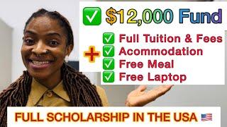 Full Scholarship to Study in the USA in 2023 | No ACT/SAT/GRE/TOEFL/IELTS Required