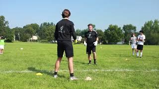 Beginner Soccer Goalie Diving Training. Keeperstop Goalkeeper Camp #goalkeepertraining