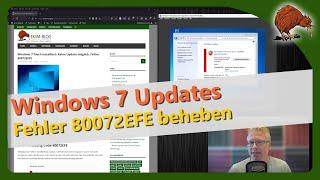 Windows 7 frisch installiert: Keine Update möglich, Fehler 80072EEFE