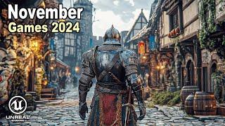 New 15 Best Upcoming Games November 2024