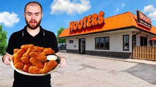 Man Eats At HOOTERS For 24 HOURS!