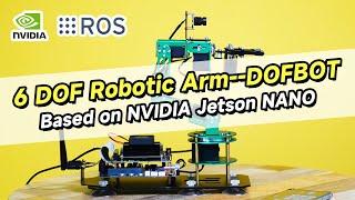 Yahboom DOFBOT AI Vision Robotic Arm with ROS for Jetson NANO 4GB B01 and Raspberry Pi 4B 8GB/4GB