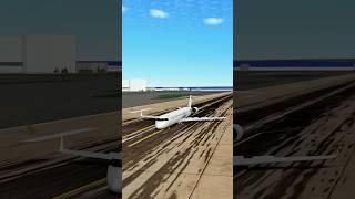 Bombardier Plane Belly Landing #aviation #crash #avgeek #landing #flightsimulator #emergency #rfs