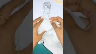 napkin dress|henza art and craft #shorts