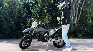 STARK VARG FULL POWER ON THE STREET!! (80HP DIRT BIKE)