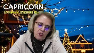 Zodia CAPRICORN  HOROSCOP 16-22.12.2024 cu astrolog ACVARIA (versiune short)