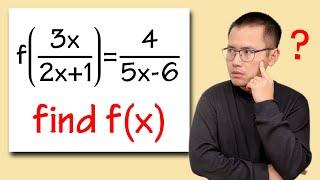 Huh? How do you solve this? Functional equation for precalculus students