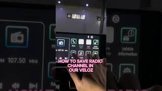 PAANO MAG SAVE NG RADIO CHANNEL SA VELOZ V 1.5 CVT #veloz