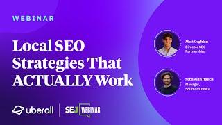 Local SEO Strategies That ACTUALLY Work: Search Engine Journal & Uberall