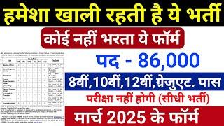 भारत सरकार मुद्दतो बाद नई भर्ती | Top 5 Government Job March 2025 | New Vacancy 2025 | Top 5