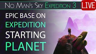 'Self-Raising Tower' Build! | No Man's Sky Cartographers Expedition #3 | Xaine's World Live NMS 2021