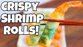 Ultimate Firecracker Shrimp Rolls with Cilantro by CiCi Li