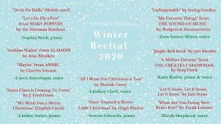 Serena's Studio Winter Recital 2020